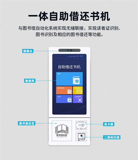 壁掛式自助借還書機 壁掛式自助借還書機